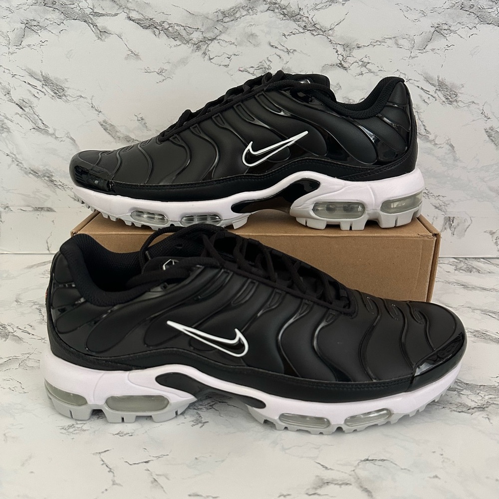 Nike Air Max Plus Golf Black Leather Athletic Shoes FZ4150-001 Men’s Size 11